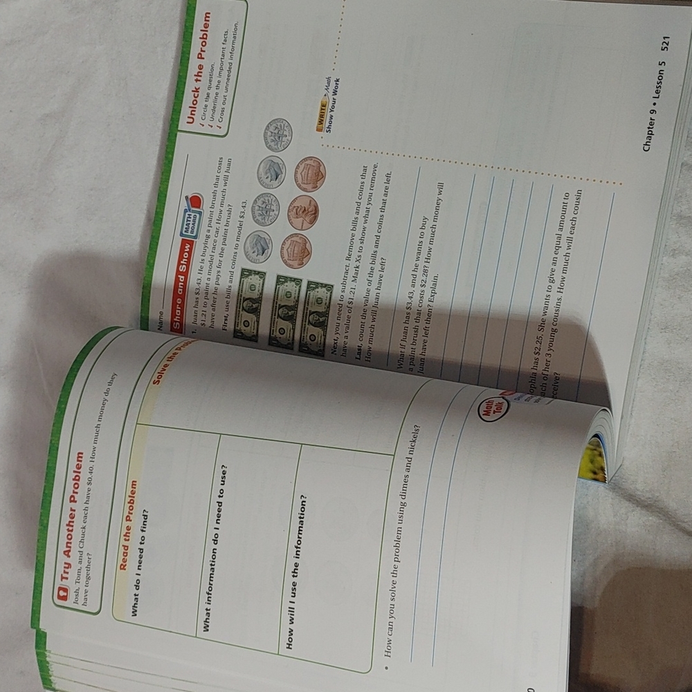 Go Math common core Book volume 2 Workbook - Picture 4 of 7